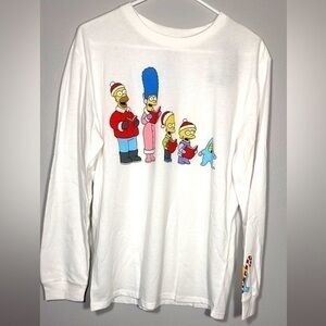 The Simpsons Christmas Caroling long sleeve t shirt size 18 2XL NWT